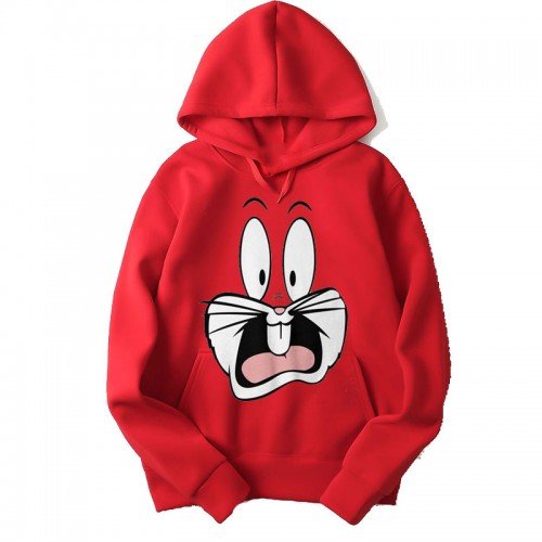 Bugs Bunny Red Top Quality Hoodie For Girls