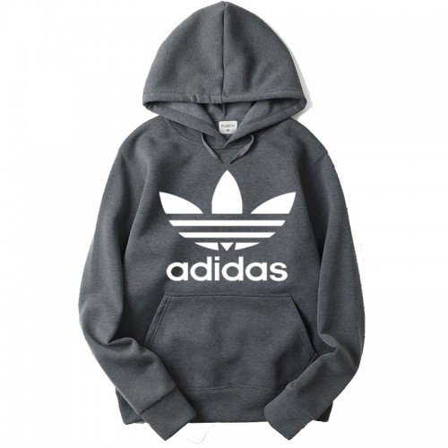 Ad Charcoal Grey High-Quality Hoodie For Women