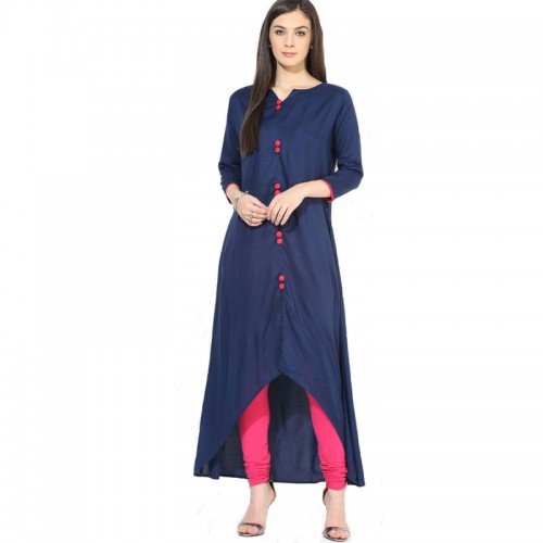 Globus High-Quality Navy Blue Tunic Top For Ladies