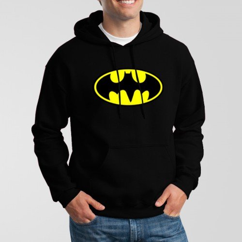 Batman High-Quality Black Hoodie For Men