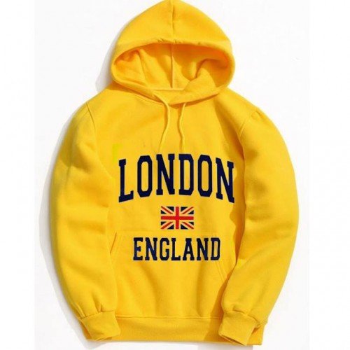 London Logo Best Yellow Hoodie For Boys