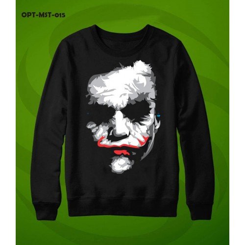 Joker Black Pullover Sweatshirt