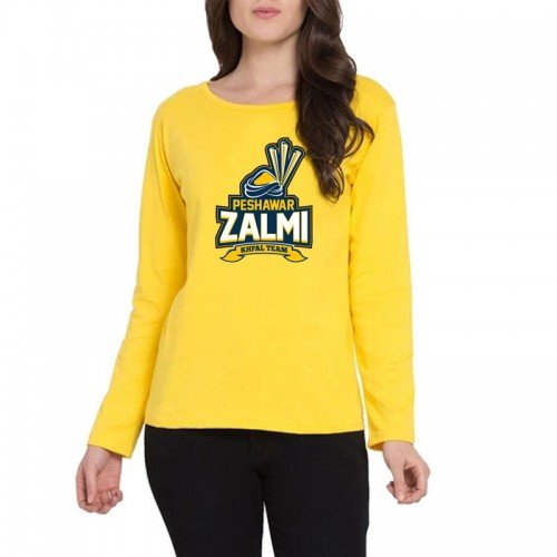 Zalmi Full Sleeves T-Shirt For Ladies