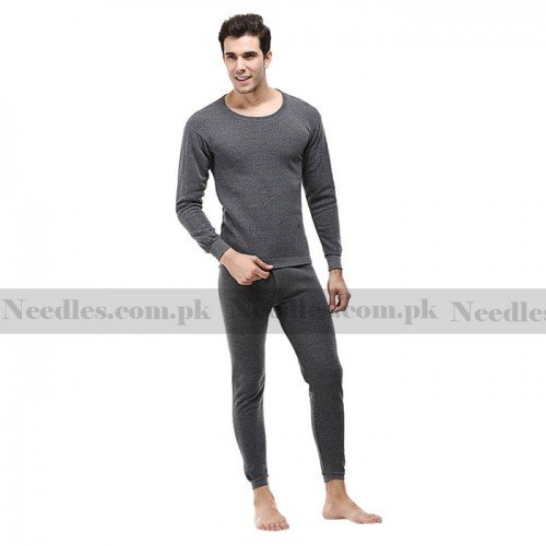 Charcoal Winter Thermal Suit For Men's