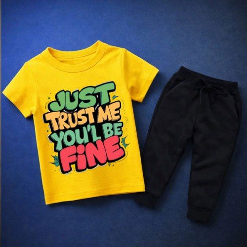 Just Trsut Me Summer Tracksuit For kids