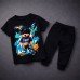 Bear Printed Summer Tracksuit For Boys