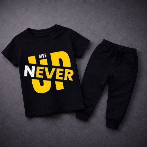 Never Give Up Summer Tracksuit For Boys