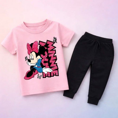 Mine Mouse Summer Tracksuit For Girls
