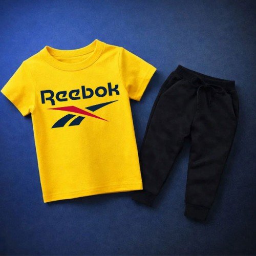 Rbk Yellow Summer Tracksuit For Kids Rbk Yellow Summer Tracksuit For Kids