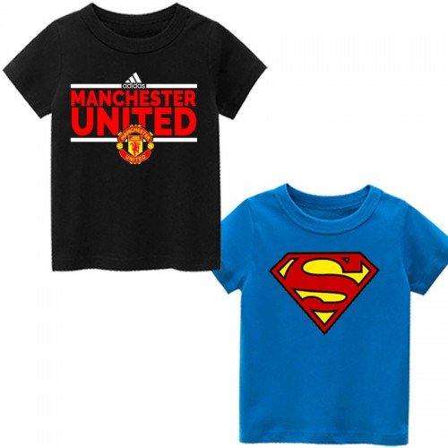 Bundle Of 2 Printed T-Shirt For Kids D6