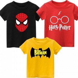 Bundle Of 3 Printed T-Shirt For Kids D4