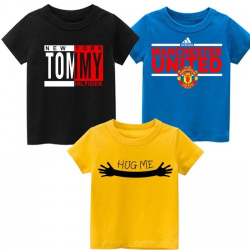 Bundle Of 3 Printed T-Shirt For Kids D5 Bundle Of 3 Printed T-Shirt For Kids D5