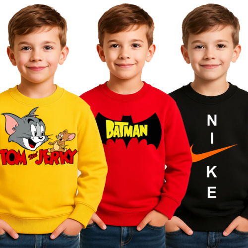 Bundle of 3 Funky Sweatshirts For Kids