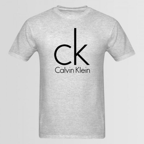 Ck Grey Half Sleeves T-Shirt For Men