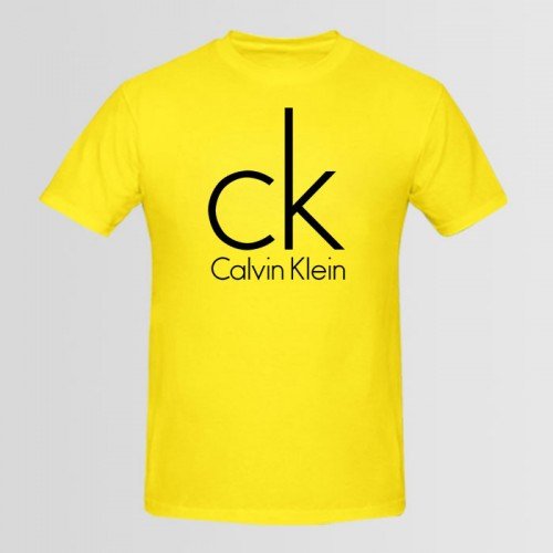 Ck Yellow Graphic Tee For Men