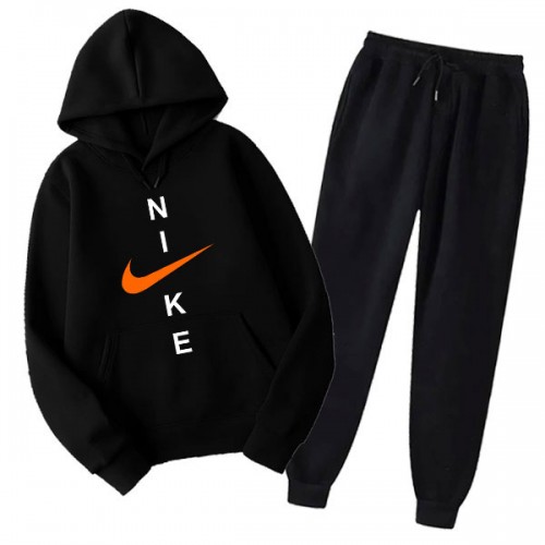 Black NK Winter Tracksuit For Men's