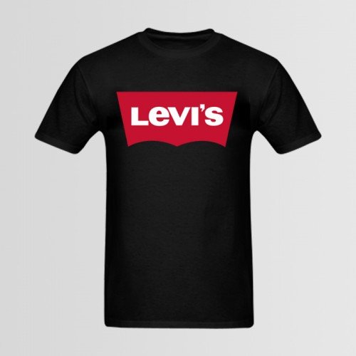 Levi Black half Sleeves T-shirt