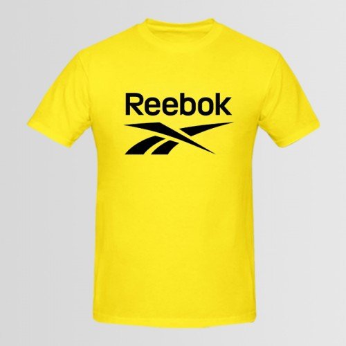 RBK Half Sleeves Printed T-Shirt in Yellow RBK Half Sleeves Printed T-Shirt in Yellow