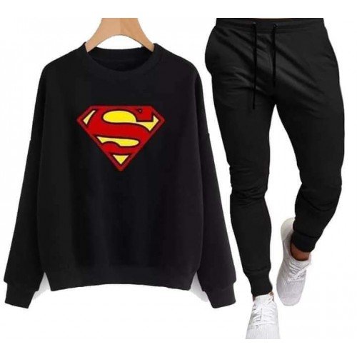 Superman Black Winter Tracksuit