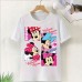 Minne Mouse Printed Tshirt For Women's