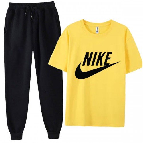 Nk Yellow Summer Tracksuit For Women's