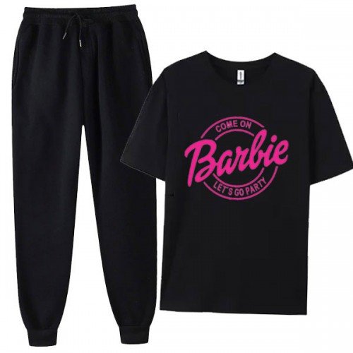 Black Baribe Summer Tracksuit For Womebn's