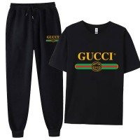 Black Gc Summer Tracksuit For Womens