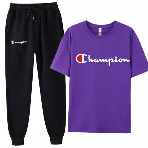 Purple Champ Summer Tracksuit For Women