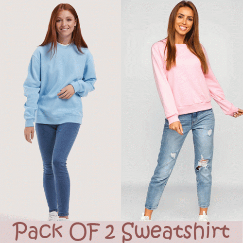 Bundle Of 2 Sweatshirt For Women's