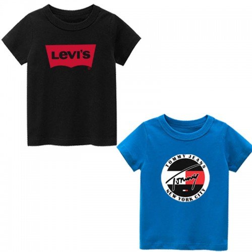 Bundle Of 2 Printed T-Shirt For Kids D3