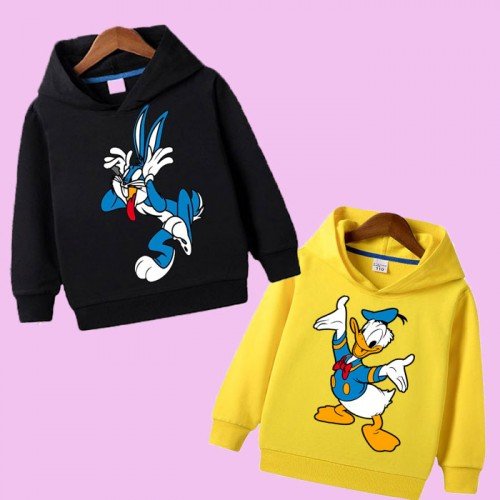 Bunny & Yellow Duck Hoodie For Kids