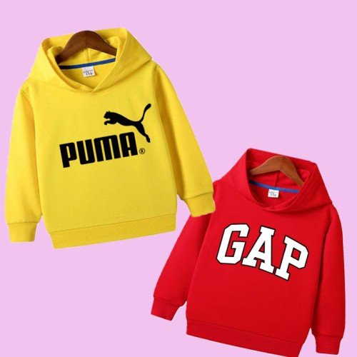 Yellow PM & Red GP Hoodie For Kids