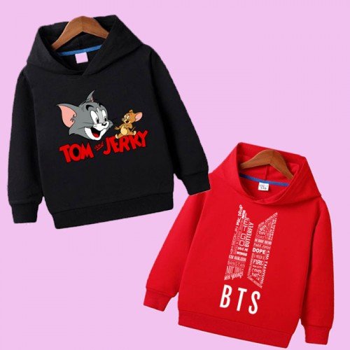 Black Tom & Red BT Kids Hoodie 