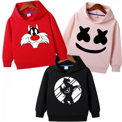 Bundle of 3 Stylish Winter Hoodie For Kids