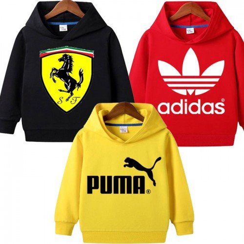 Pack Of 3 Branded Hoodie For Kids