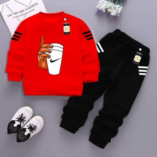 Stylish Glass Winter Tracksuit For Kids