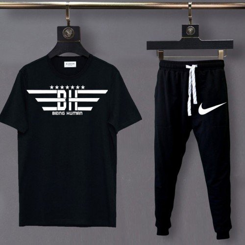 Being Human Black Tracksuit For Men's