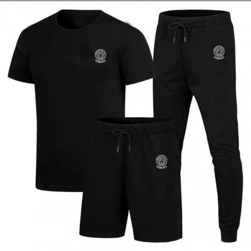 Ver Black Tracksuit with Short - Summer Collection