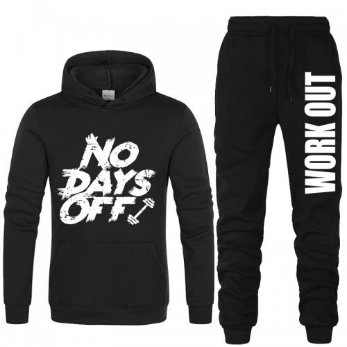 No Days off Best Quality Gym Tracksuit For Men's