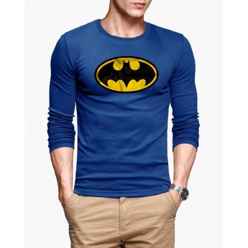 Batman Blue Full Sleeves T-Shirt