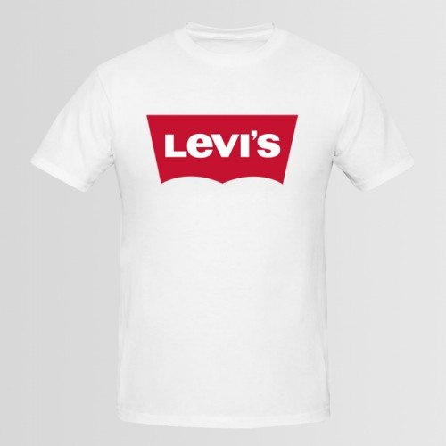 Levi White half Sleeves T-shirt