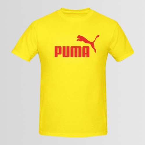 Pm Yellow Printed T-Shirt For Men