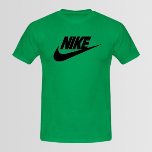 Nk Green Graphic T-Shirt For Men