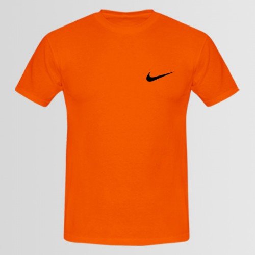 Nike Small Logo T-Shirt in Orange