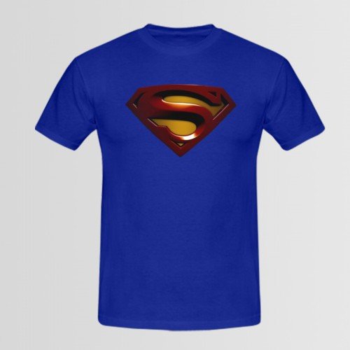 Superman Blue Best Quality T-Shirt For Men