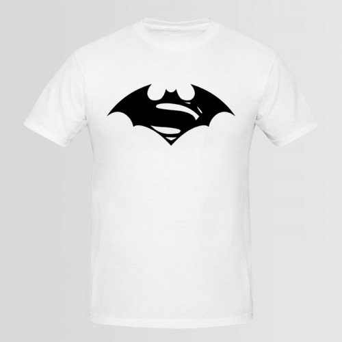 Superman Half Sleeves Printed T-Shirt in White