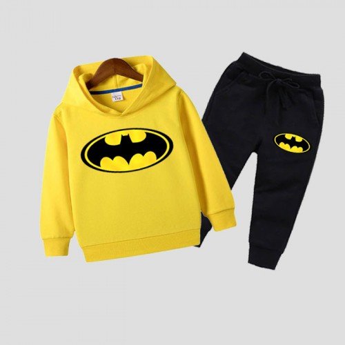 Bt Yellow Hoodie Tracksuit For Kids
