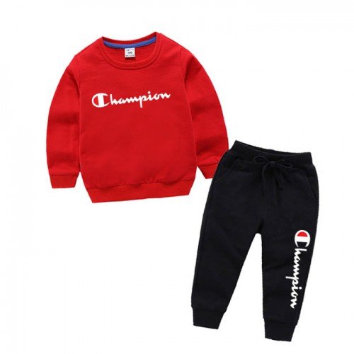 Champ Red Winter Tracksuit For Kids