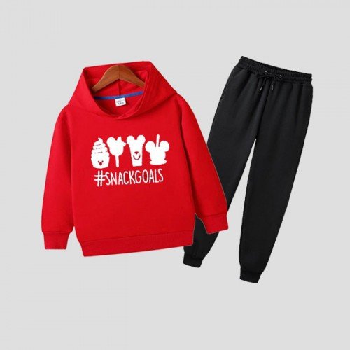 Snack Goal Hoodie Tracksuit For Kids