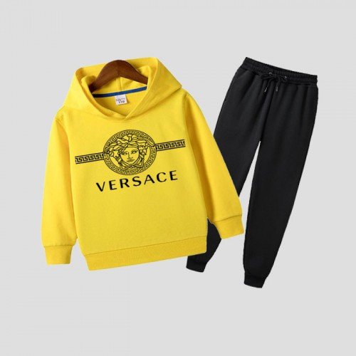 Yellow Ver Hoodie Tracksuit For kids 